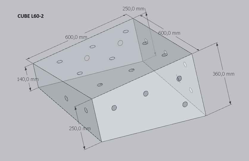 Cubes - Lot de 5 (2 M, 2 L, 1 XL) | Altishop
