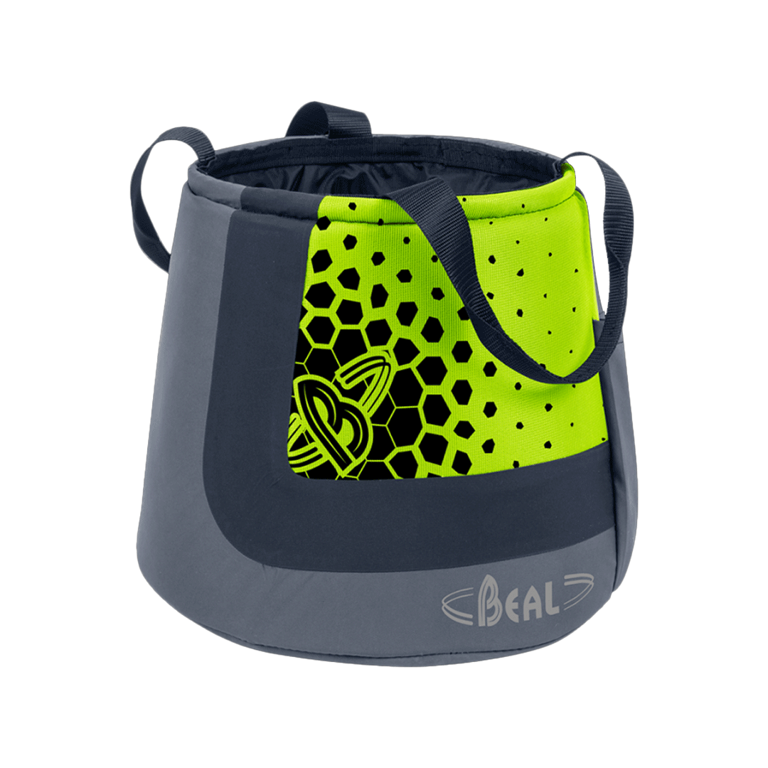 Sac à Magnésie D’escalade – Grand Format, Stable, Anti-renversement – Poche Secrète Zip – Fermeture Cordon – Lavable Machine – Pour Bloc Et Falaise