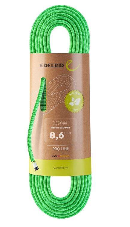Corde Edelrid Siskin Eco Dry 8,6mm 100m | Altishop